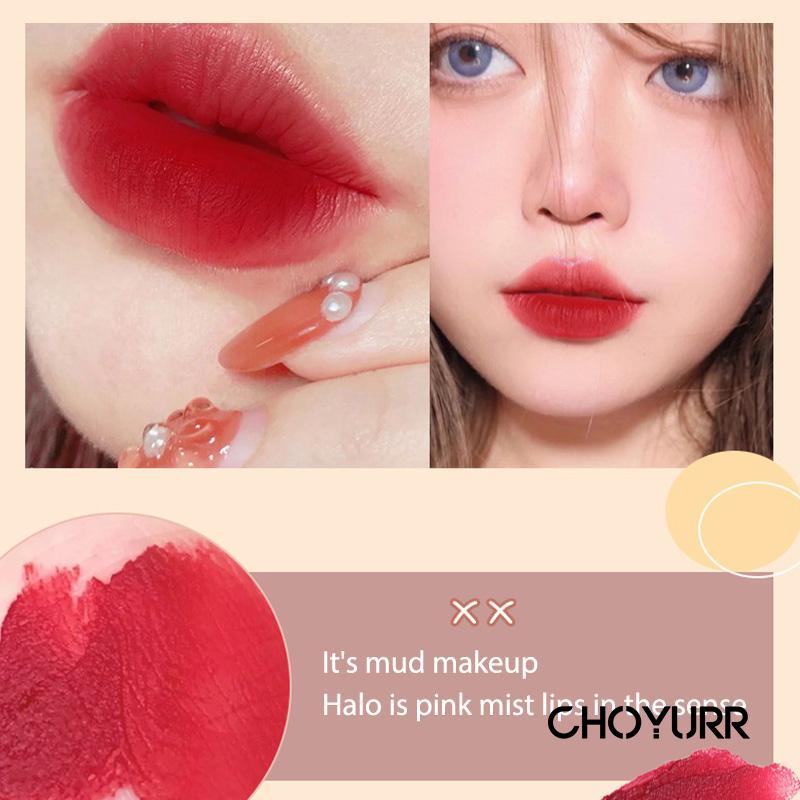 【COD】Lip Mud Lipstick Waterproof Lipstick Kotak Beauty Glazed Blush On Beauty Glazed Blusher Matte Lip Balm Beauty Glazed Lip Mud Beauty Glazed-CH