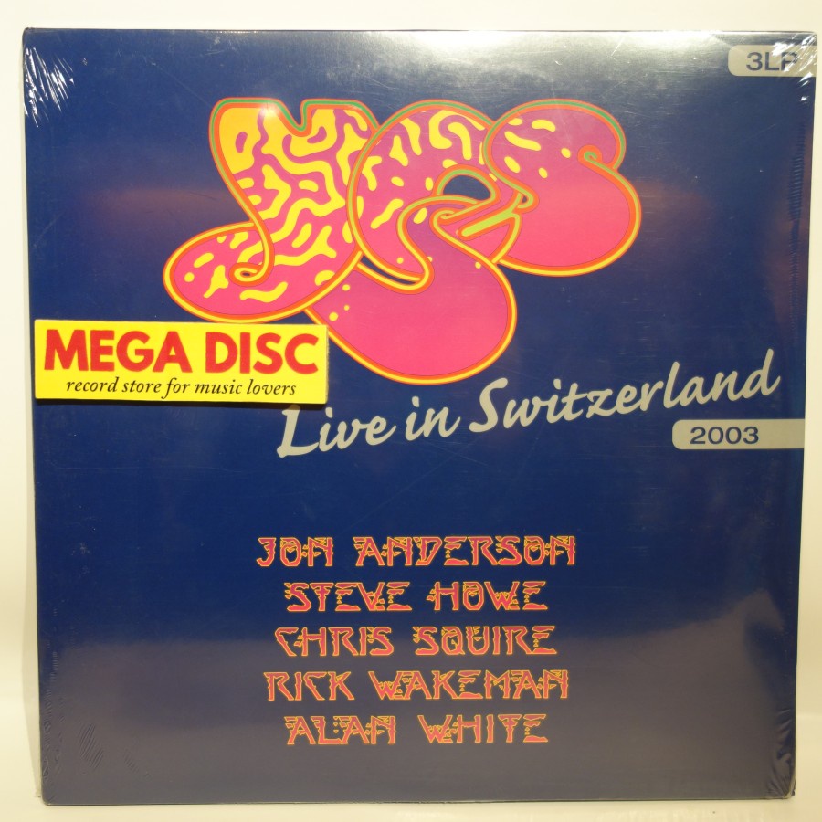 LP Yes - Live In Switzerland 3LP Album Vinyl Piringan Hitam PH