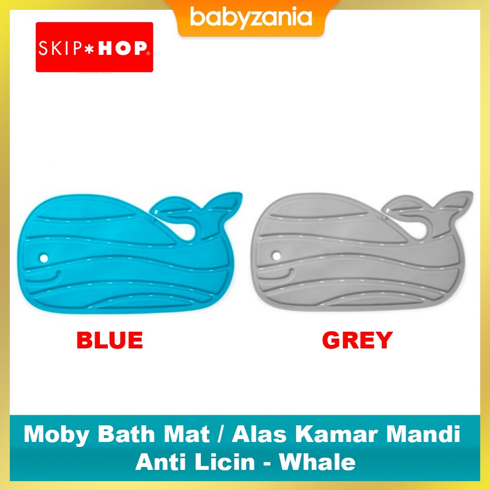 Skip Hop Moby Bath Mat / Alas Kamar Mandi Anti Licin - Blue Whale