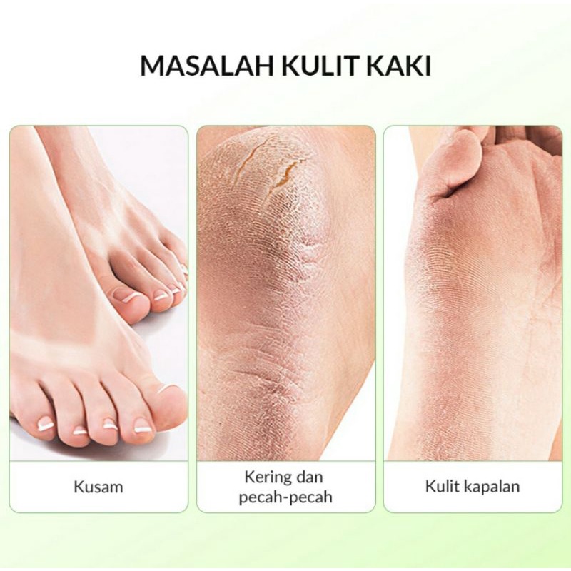 MASKER KAKI BIOAQUA | SADOER | NIACINAMIDE BRIGHTENING FOOT MASK