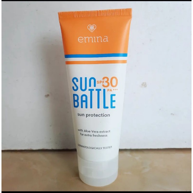 Jual EMINA SUN BATTLE SUN PROTECTION SPF 30 PA +++ Shopee Indonesia