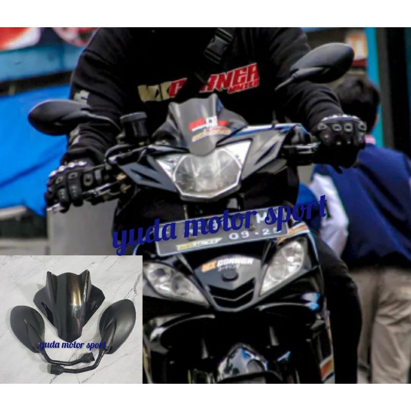 TERMURAH PAKET JUPITER MX OLD VISOR JUPITER MX OLD PLUS KACA SPION JUPITER MX OLD