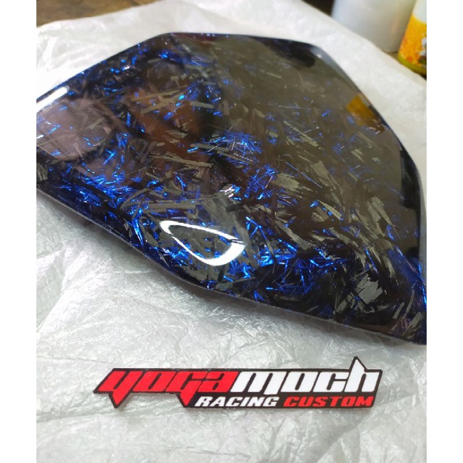 visor vario led old 125/150 carbon kevlar forged original
