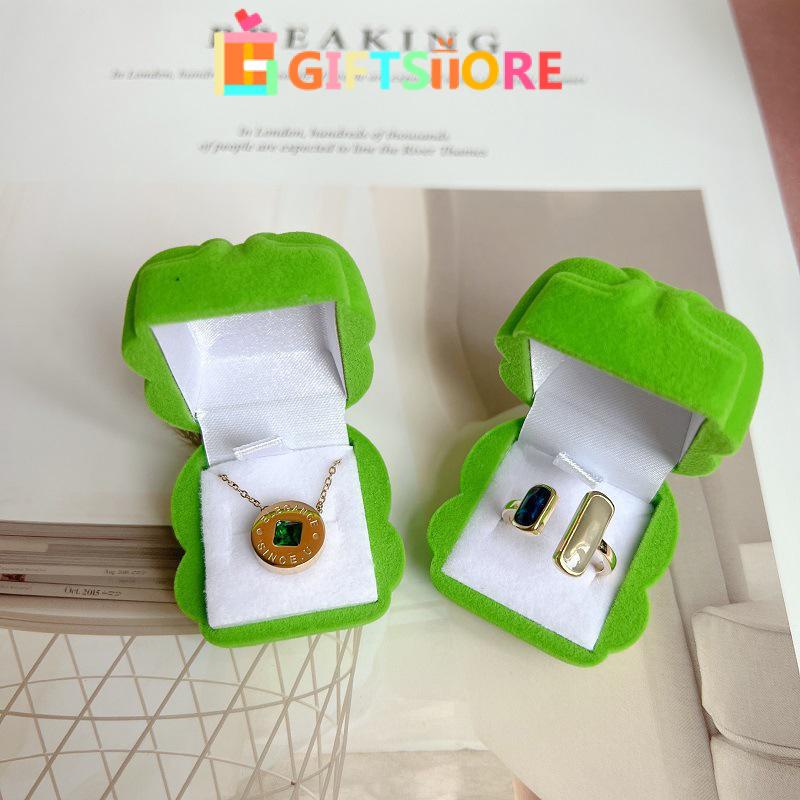 ✨COD  Cincin Kartun Kotak Lembut Fashion Korea Berkelompok Kreatif  Lucu Perhiasan Hadiah-GS