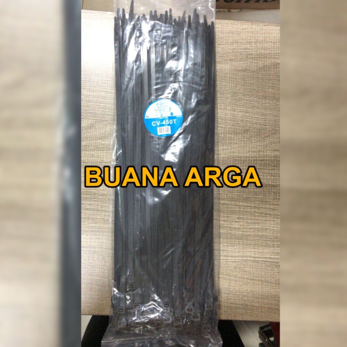 

Holder Kabel Ties Fort 450T 450 X 7.6Mm Cable Tie Panjang 45Cm Hitam / Putih