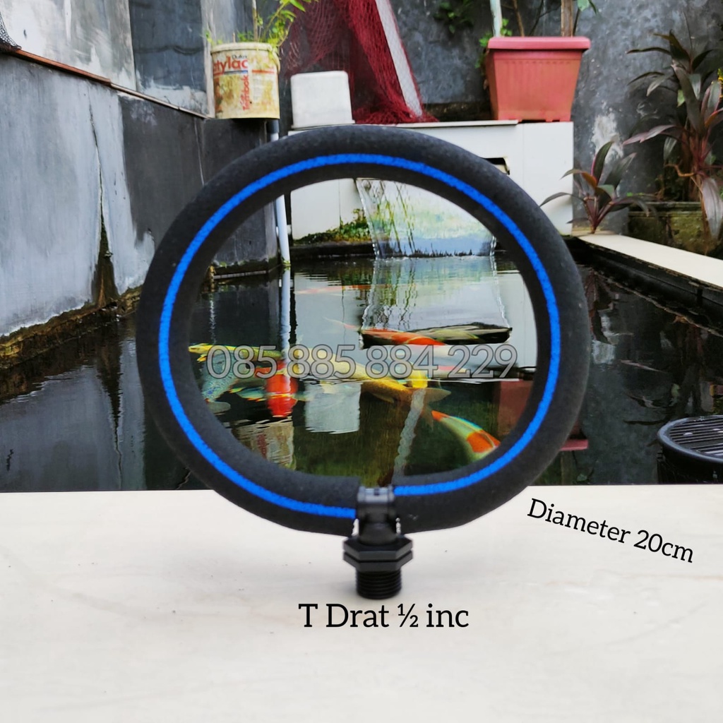 SELANG AERATOR GELEMBUNG / UNIRING FLEXIBEL 16X25MM TERBAIK UNTUK KOLAM KOI