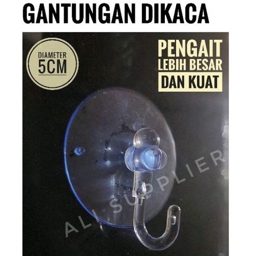 Tempelan kaca / gantungan kaca / kop kaca / cantolan kaca / tempelan handuk