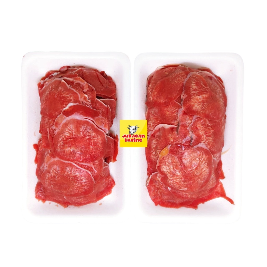 

Daging Lidah Sapi Slice Tongue Slice Gyutan 500gr