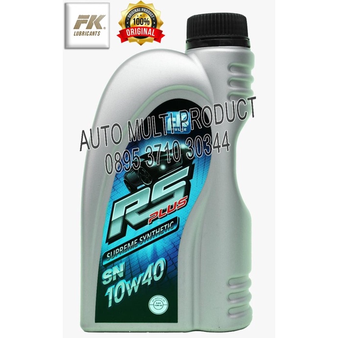Oli, (Oli Fk Massimo Auto Oil Engin), Pulse Rs Plus Sn/Cf, 10W40, 1 Ltr Terlaris