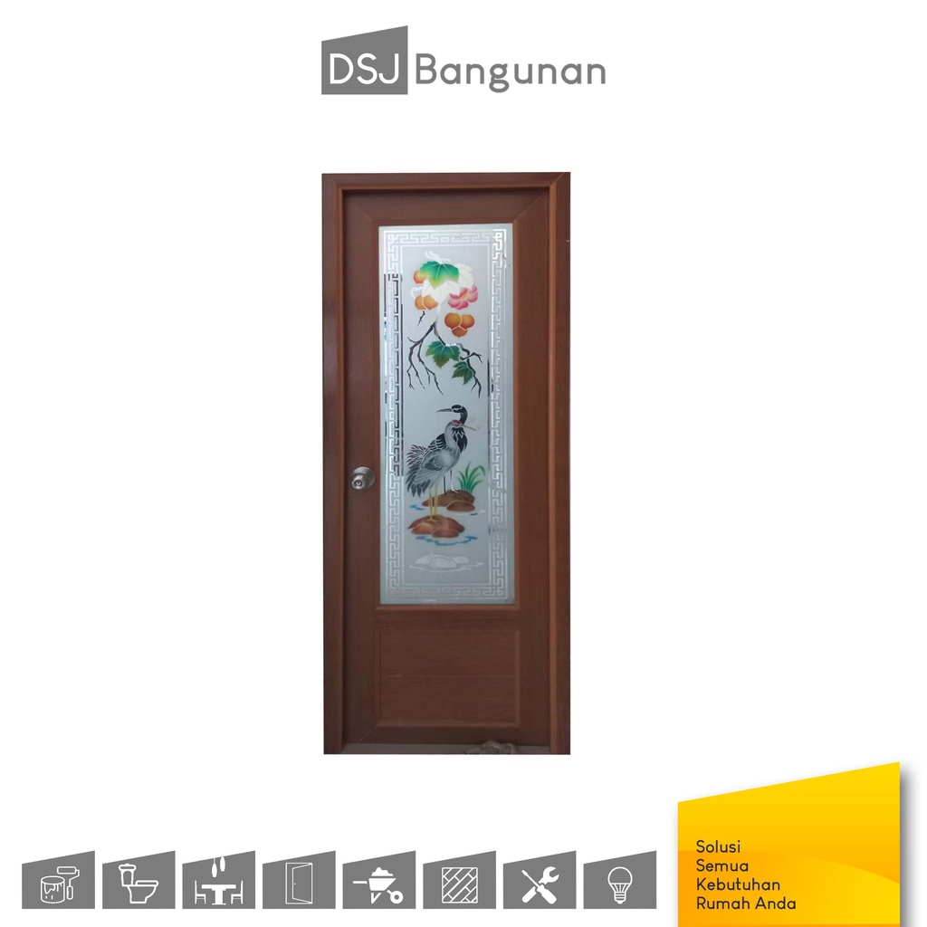 Supreme Pintu PVC Kaca