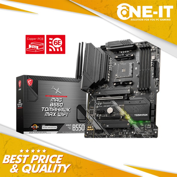 Motherboard MSI MAG B550 TOMAHAWK MAX WIFI AM4 AMD ATX