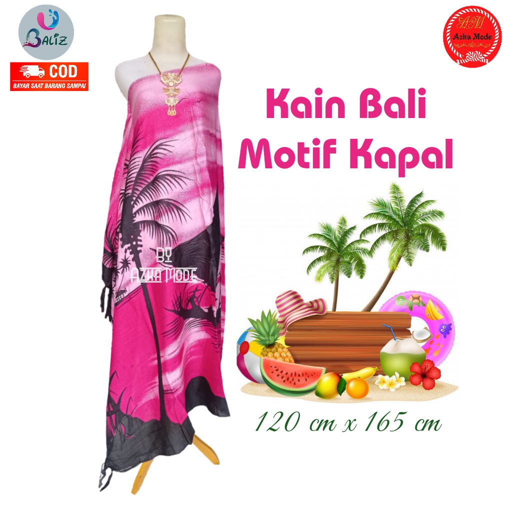 Kain Pantai Kain Bali Pantai - Kain Bali Motif New Kapal Rumbai Standar - Sarung Pantai SEMBILAN MODE - Sarung Bali - Kain Pantai - Kain Katun Jepang - Kain Untuk Hiasan Dinding - Kain Untuk Plafon Mobil Truk Dan Mobil 3/4 Lainnya