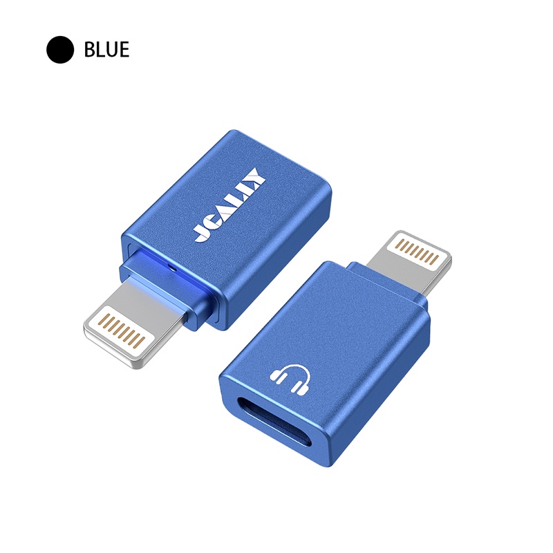 Jcally OTG Adaptor 8pin Pencahayaan Ke USB C Tipe C headset Konversi U disk card reader Transmisi Untuk ios