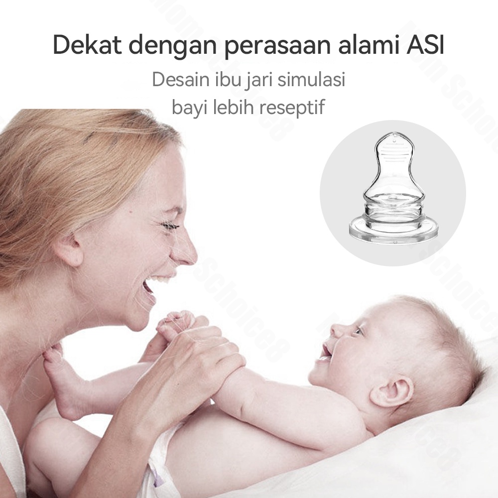 Halo Baby Dot huki gepeng bulat nipple dot silicone/3.7 cmhuki nipple dot bayi