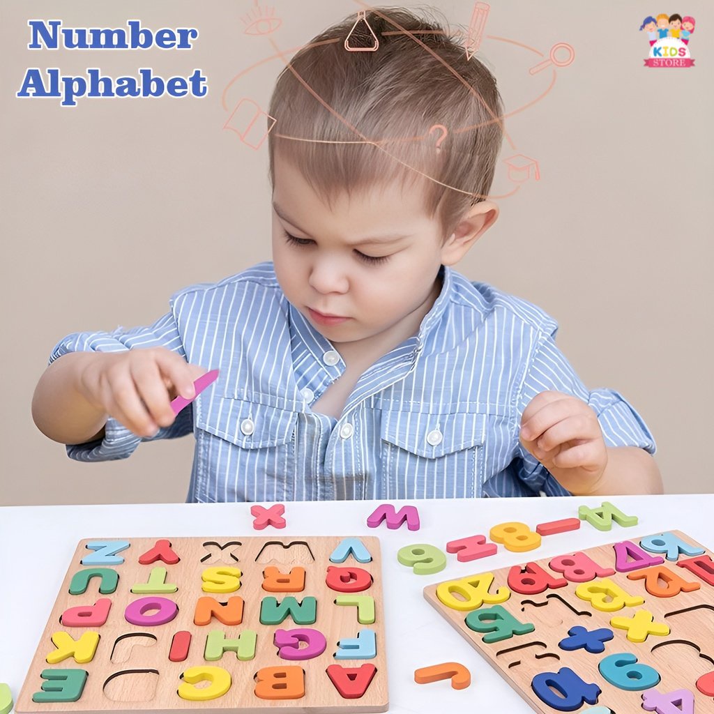 Number Alphabet Puzzle | Mainan Puzzle Edukasi Anak Kayu | Mainan Edukasi Anak 2-3-4-5-6 Tahun Laki Laki | Mainan Terbaru 2022