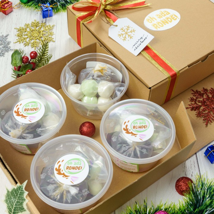 

Hampers Natal Ronde Jahe Frozen Paket B- Snack Cemilan Minuman Wedang