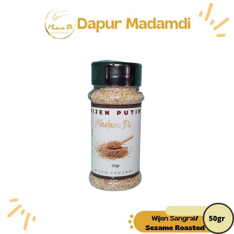 

Madam Di Biji Wijen Putih Sangrai/ Panggang Sesame Roasted 50gr