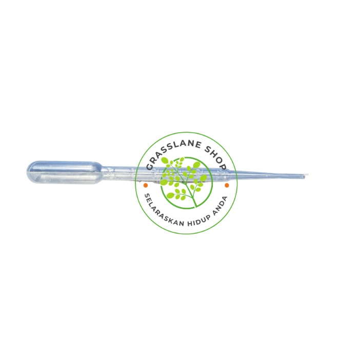 Pipet Plastik Pasteur 3 ml Satuan Pakan Ikan Kutu Air Artemia Jentik Nyamuk