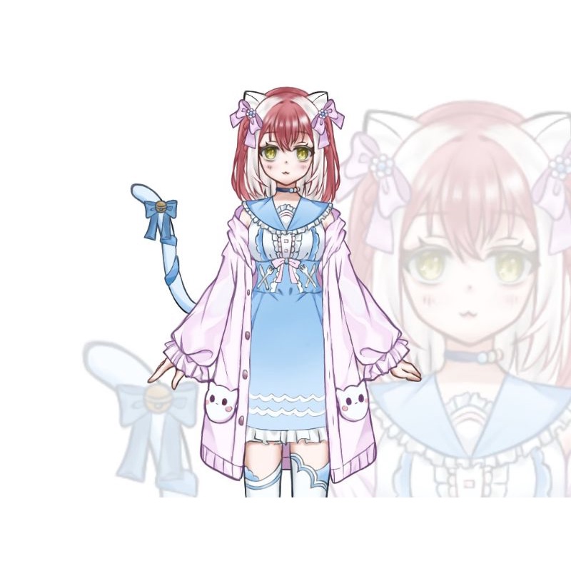 OPEN COMMISSION ART digital Character design Character Sheet illustration jasa gambar anime style cu