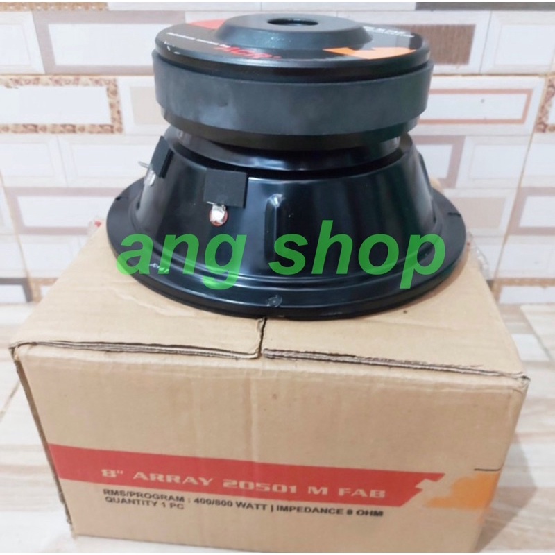 Speaker 8 Inch Middle Range Fabulous 20501 M 8" Fabulous 20501M MidRange