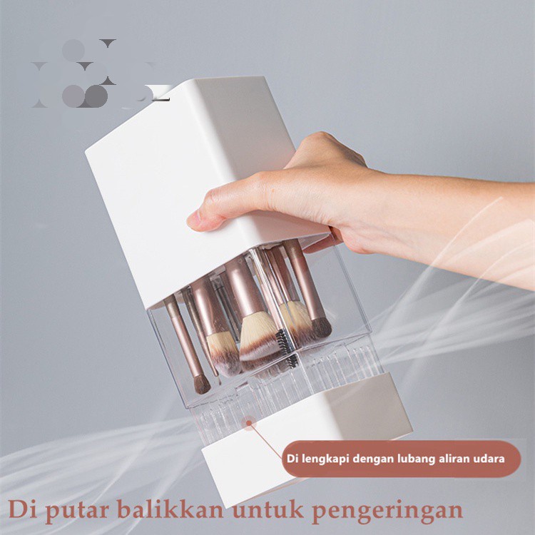 Rovelin - Kotak Brush /Makeup Brush Storage Serbaguna / Kotak Penyimpanan Brush