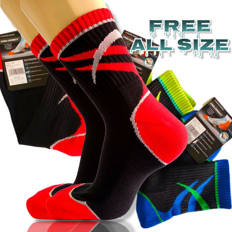 (ABSTRAK) Kaos Kaki Sport/ Kaos Kaki Olahraga Motif Abstrak( SUPER TEBAL)