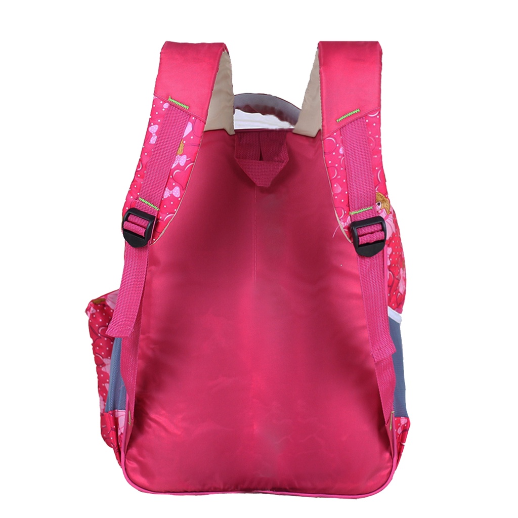 Tas Cewek Princess Pink SD Free Raincover Tempat Pensil  Bahan Tebal Dan Awet Harga Murah Dan Terjangkau