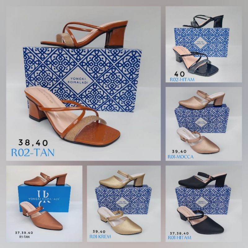 Sandal Heels Wanita Yongki Komaladi Pesta Kondangan Wisuda Seserahan