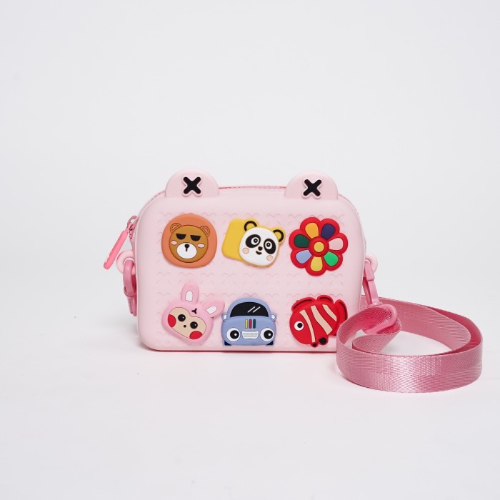 Naughty Small Bag Jelly Sling Bag Tas Selempang BSM210704750 - PINK