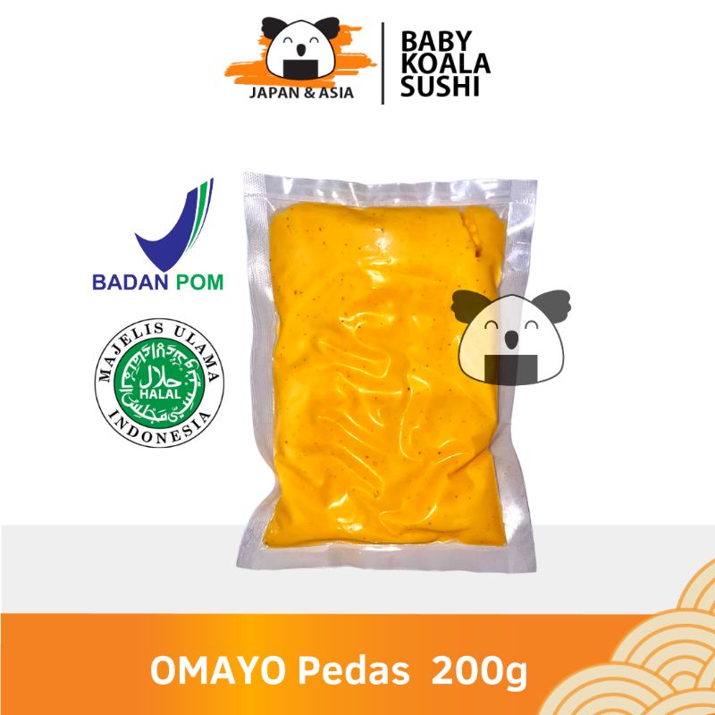 

OMAYO Mayo Pedas 200 g Halal │ Mayonnaise Spicy