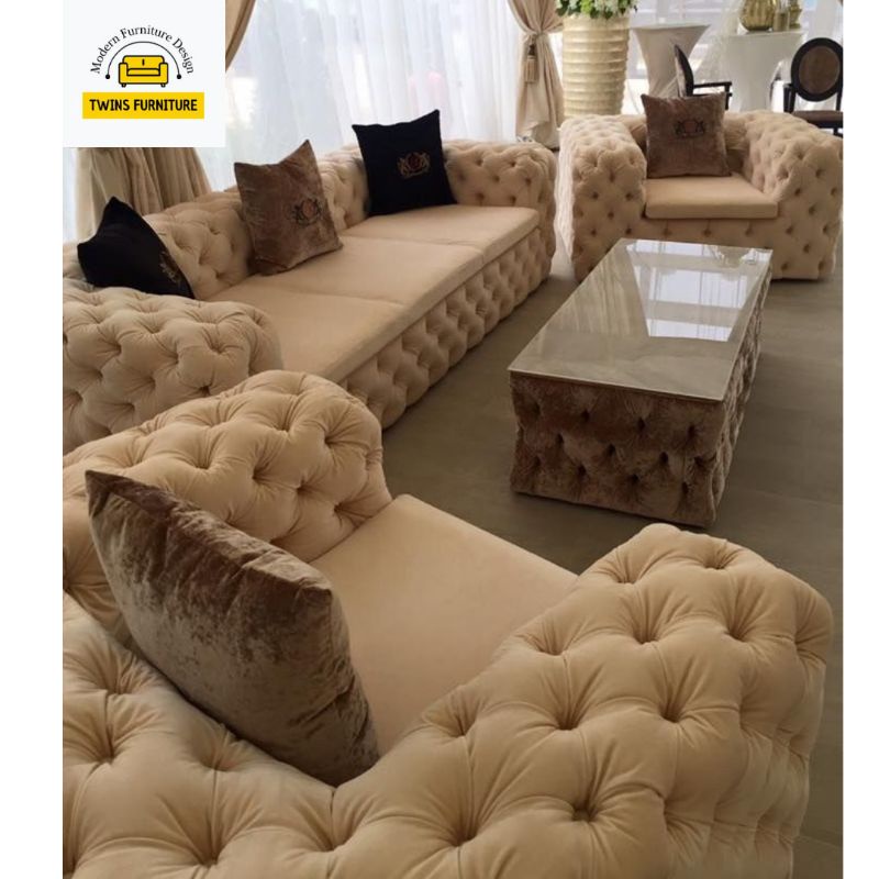 IDEA - Sofa Set Mewah Chesterfield 321 Kursi Ruang Tamu Keluarga