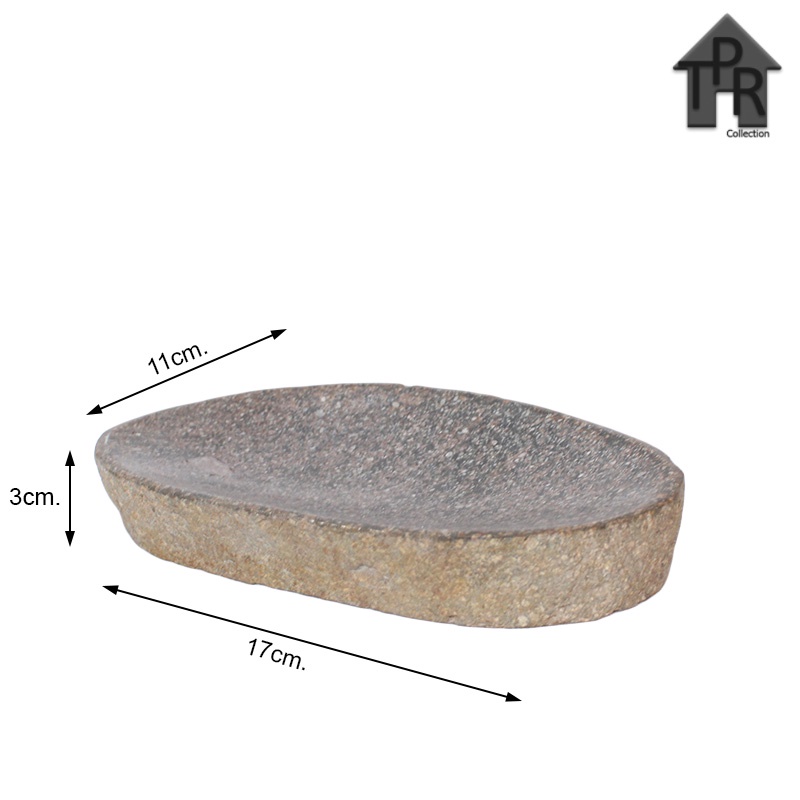 Batu Kali Lepek Sabun Riverstone Soap Dish P17T3