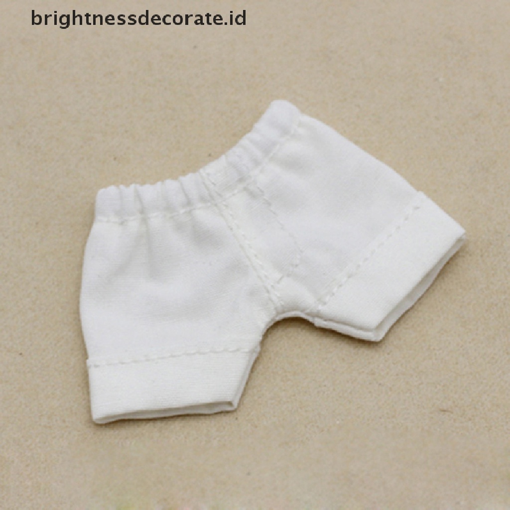 [Birth] Aksesoris Boneka1Per12Celana Pendek Jeans Celana Boneka Untuk Baju Boneka OB11 [ID]