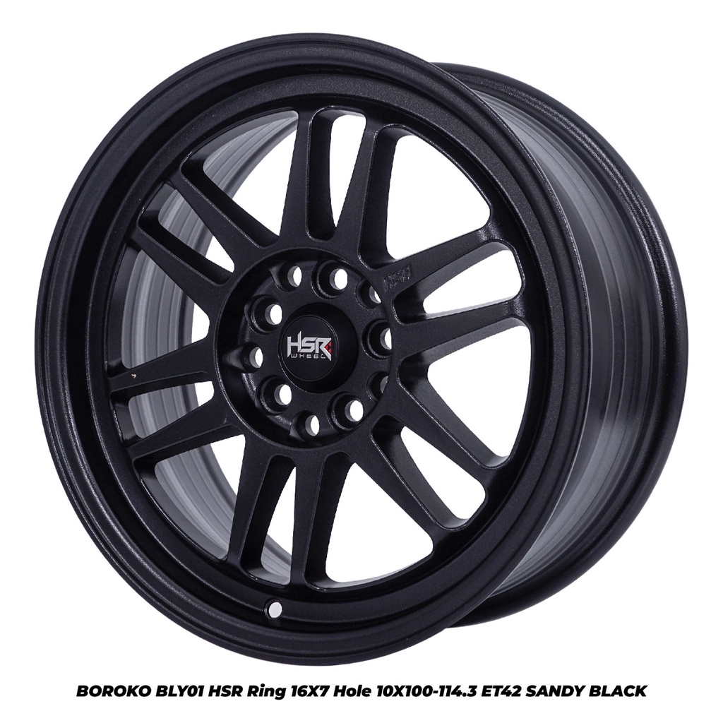 Velg Mobil Racing Ring16 Pelek Hsr Boroko R16 Cocok Untuk Ertiga Hsr R16