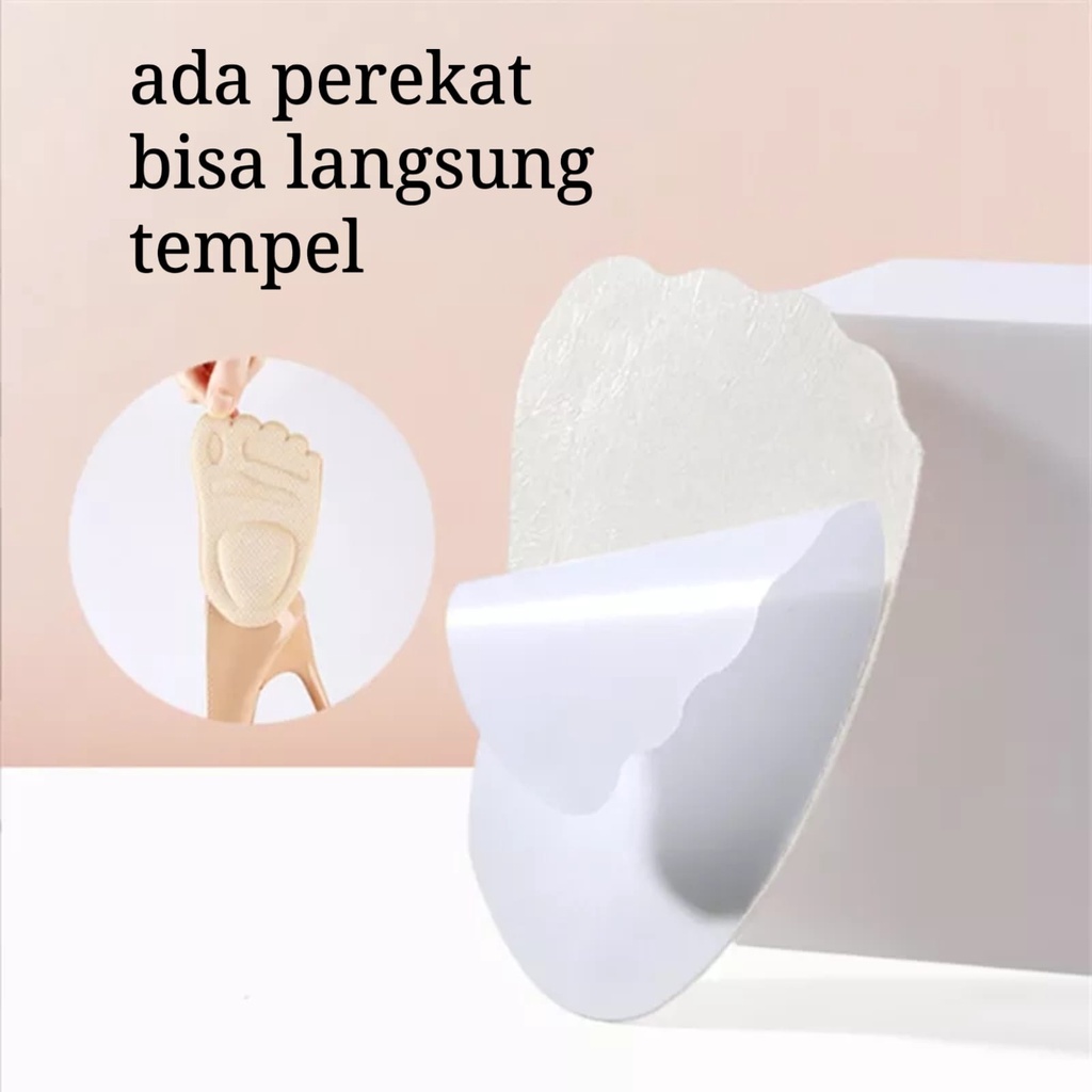 INSOLE KAKI DEPAN BANTALAN SEPATU SOL SEPATU HEELS BUSA ANTI KAKI DEPAN PEGAL ALAS SEPATU LONGGAR