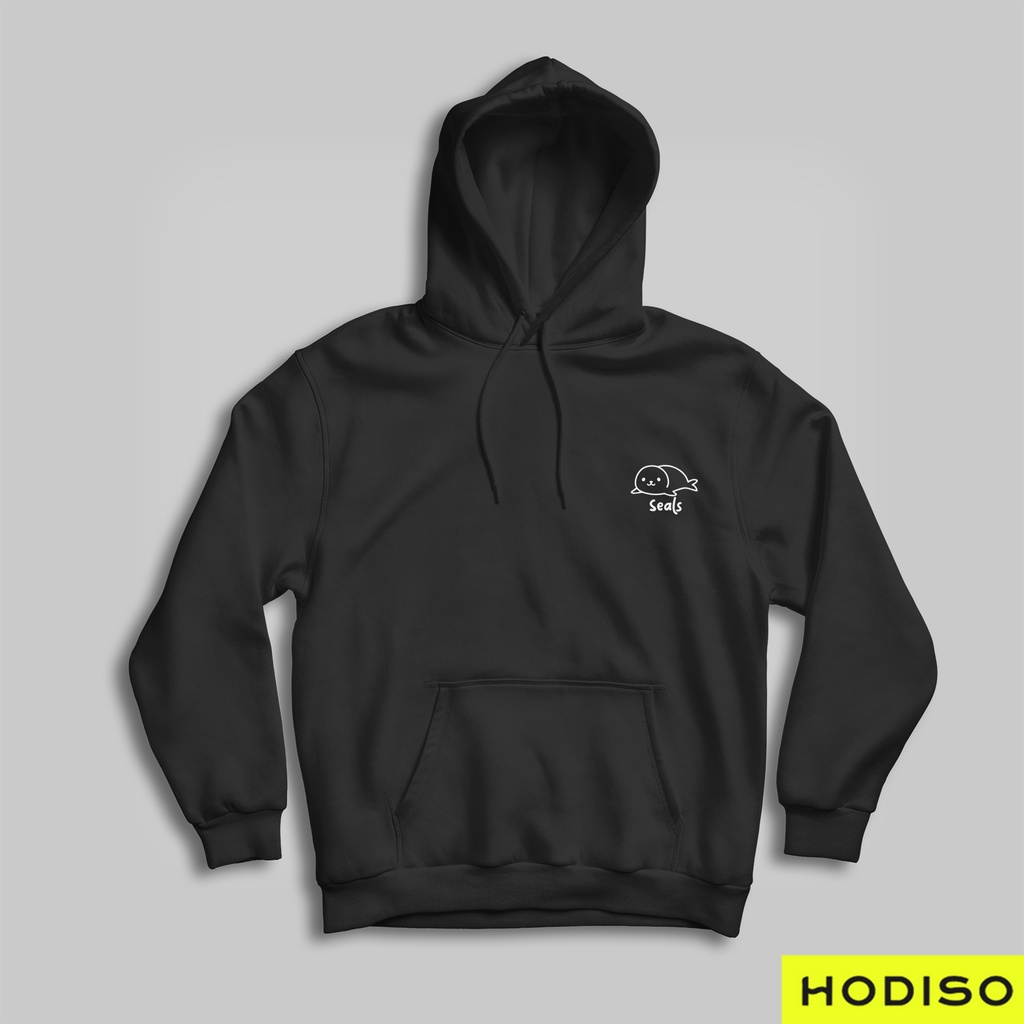 HODISO - Hoodie Jumper Seals Animal (bordir) Size M-Xxl (Pria&amp;Wanita)