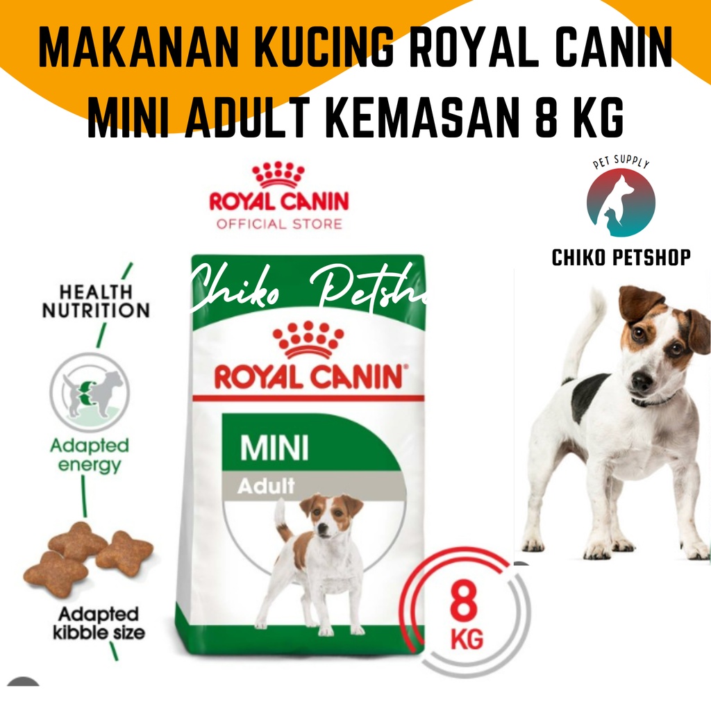 Makanan Kucing ROYAL CANIN Adult Mini Kemasan 8 Kg | RC DOG 8Kg