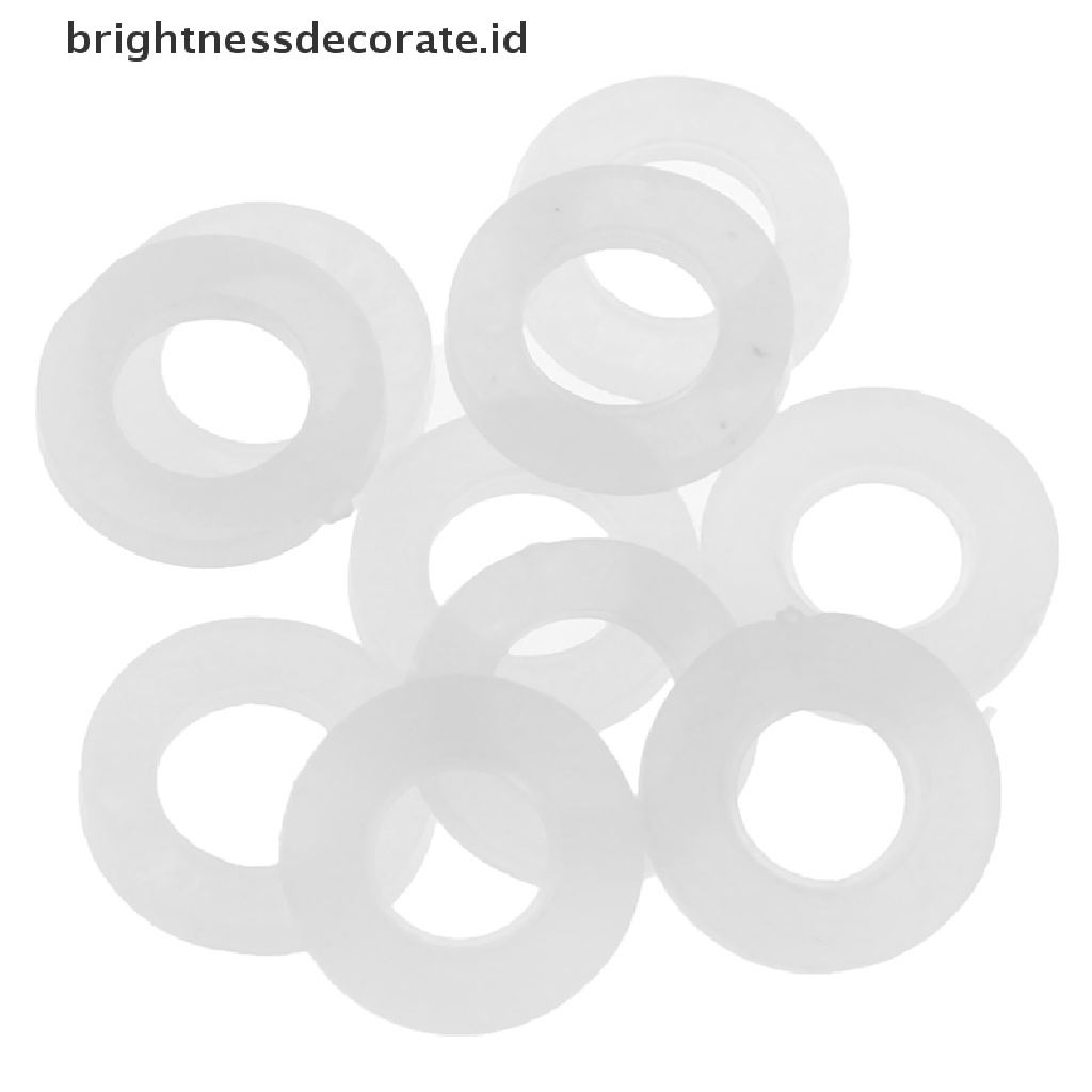 [Birth] 1per2 &quot;3Per4&quot; 1 &quot;Rubber Ring Silicon PTFE Flat Gasket Sealing Ring Untuk Shower Nozzle [ID]