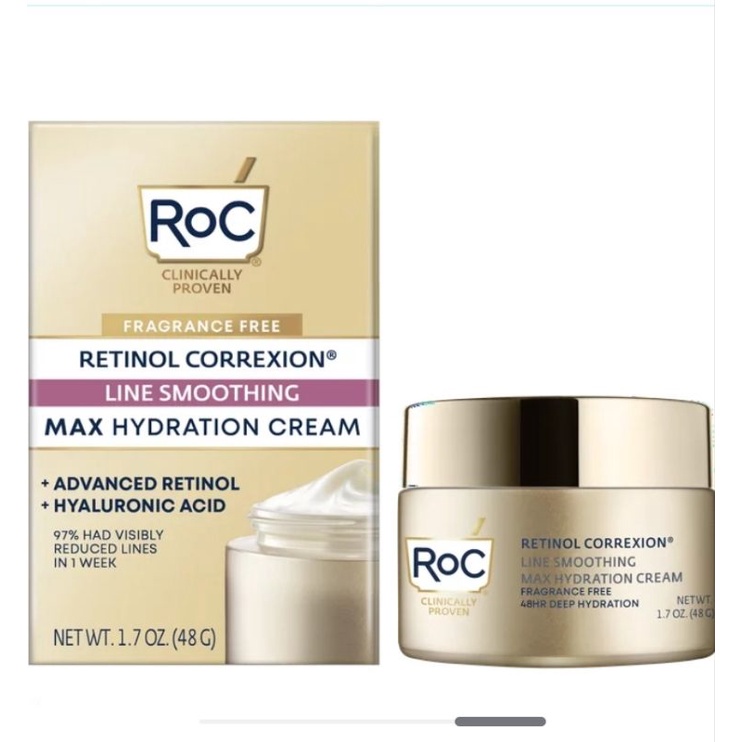 RoC Retinol Correxion Max Hydration Cream 48 Gr