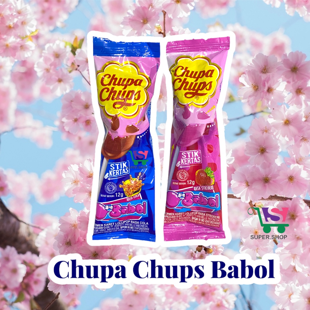 

Chupa Chups Big Babol Permen Lollipop Permen Karet 12 Gram