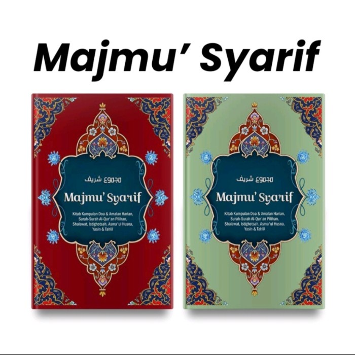 Agh Majmu Syarif Versi Merah Versi Hijau/Sahida (Ori 100%) Ready