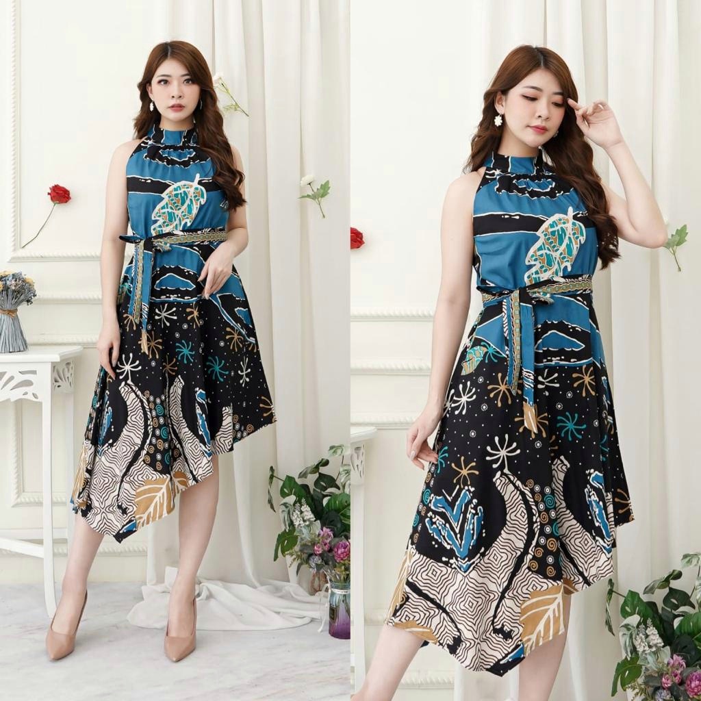VASANTA Dress Batik Halter Neck 366