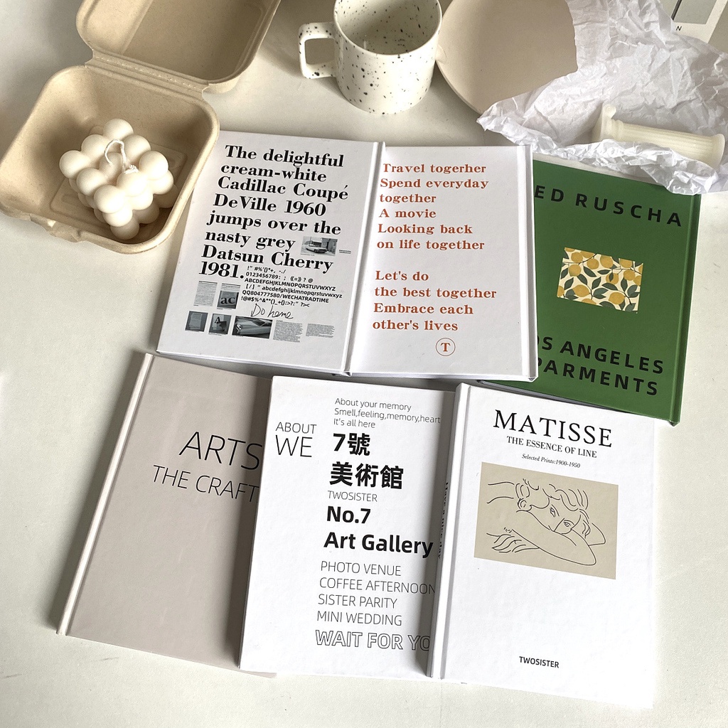AESTHETIC HARDCOVER NOTEBOOK/Vintage Notebook/Korean Hardcover Notebook/Props Foto Estetik/Buku Cata