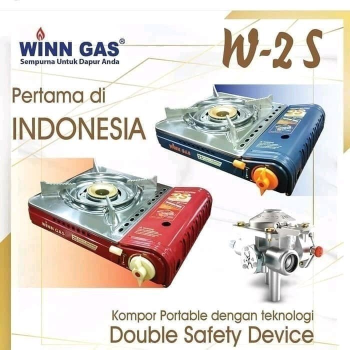 Kompor Portable Winn Gas Api Biru