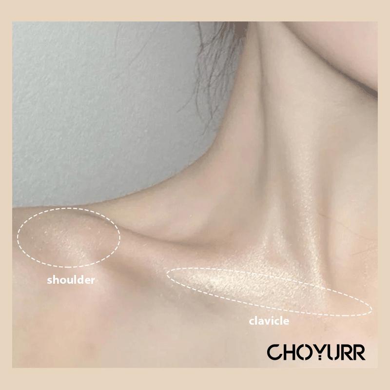 【COD】Highlighter 2 Warna Beautiful Skin High Gloss Powder Tiga Dimensi Mencerahkan Wajah Shimmer Natural Glitter Powder-CH