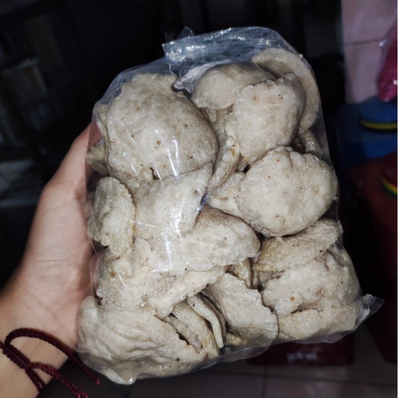 

kerupuk antor goreng pasir khas brebes