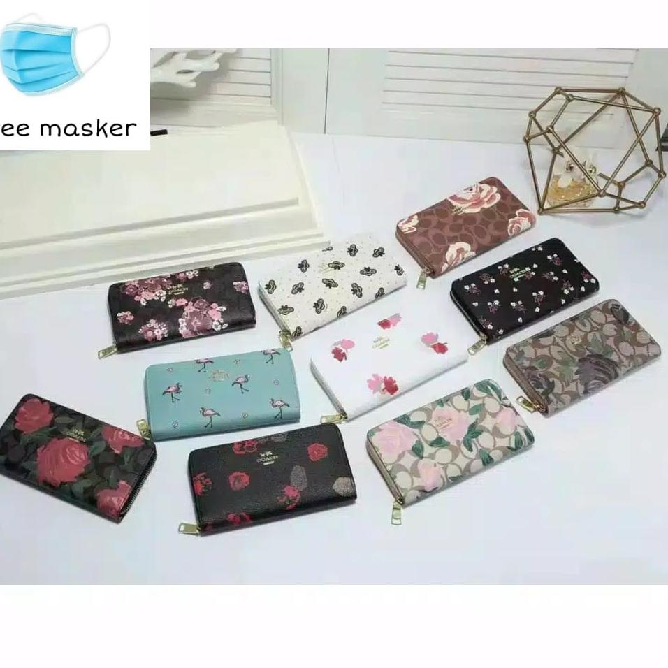 PALING DICARI H848 Dompet coach dompet panjang wanita Import Variatif High Quality ➢