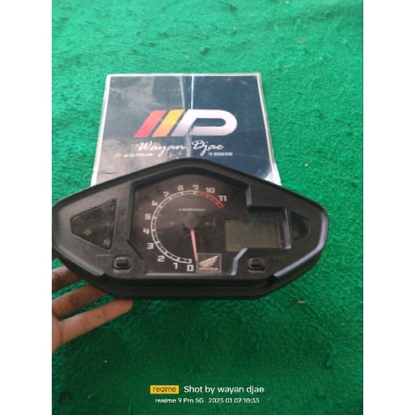 Spidometer assy Honda Megapro mono original bekas copotan motor kilometer rendah