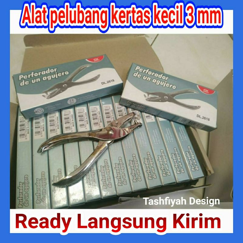 Alat Pembolong Pelubang Kertas Kecil pasang hang tag gun label sekitar 3mm