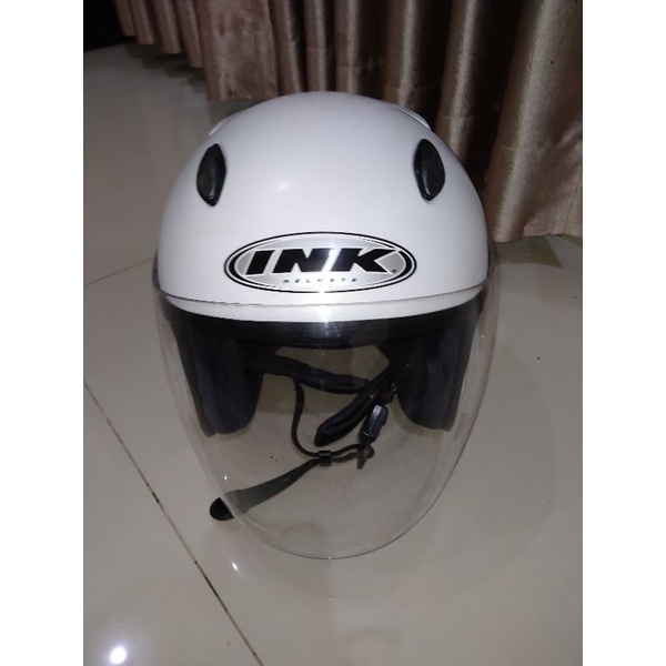 helm ink Centro original bekas PUTIH